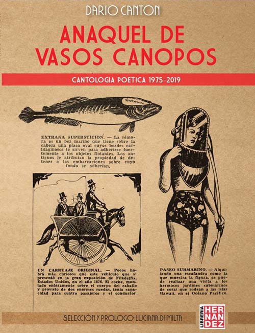 Anaquel de vasos canopos. Cantología poética 1975-2020